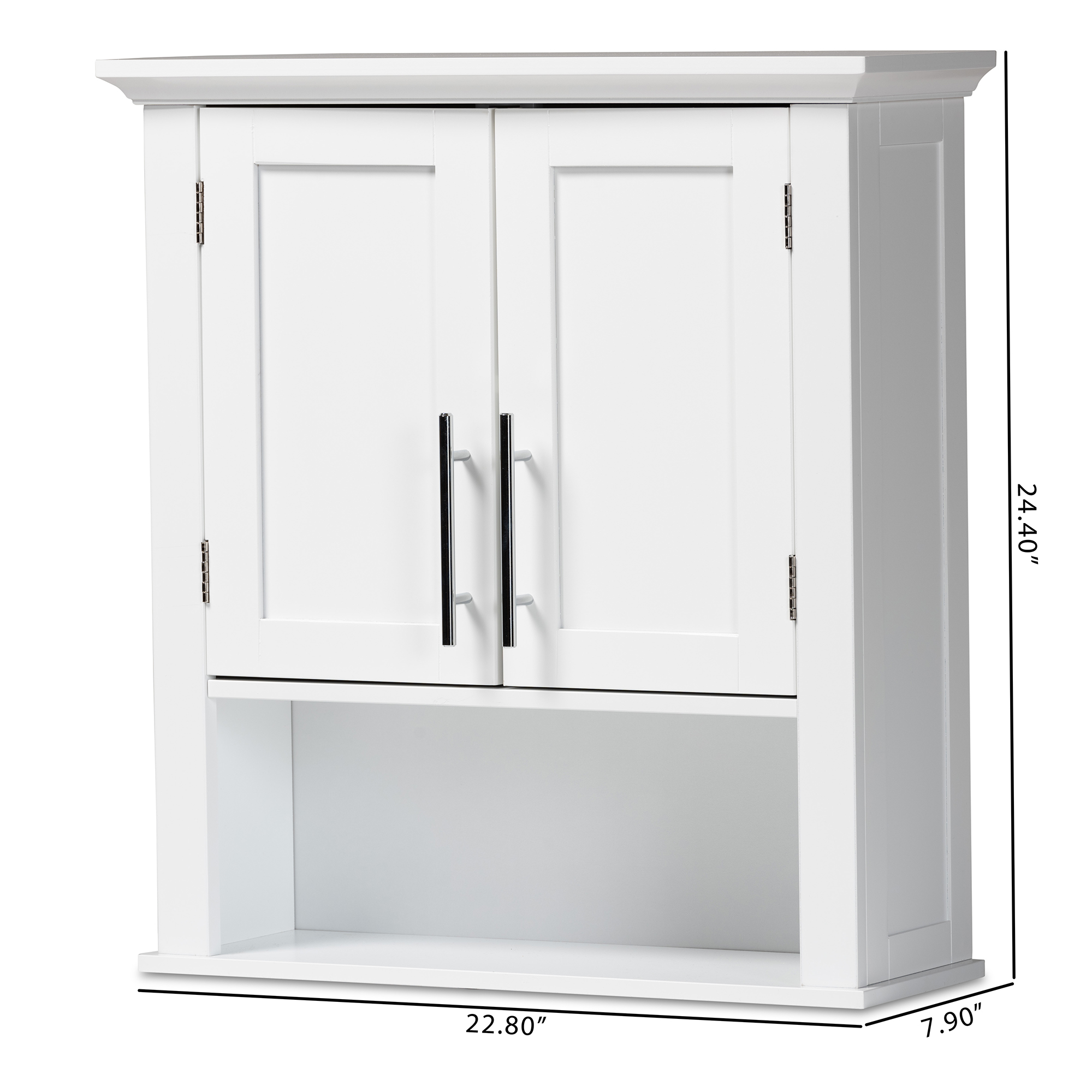 modern white bathroom wall cabinet